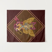 Tenture Mystic Griffin avec des épées (Devant (Horizontal))