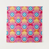 Tenture Mystic hamsa : design harmonieux. (Devant)