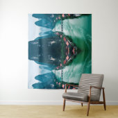 Tenture Mystic River Valley - Karst Mountain Serenity (En situation)