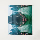 Tenture Mystic River Valley - Karst Mountain Serenity (Devant)