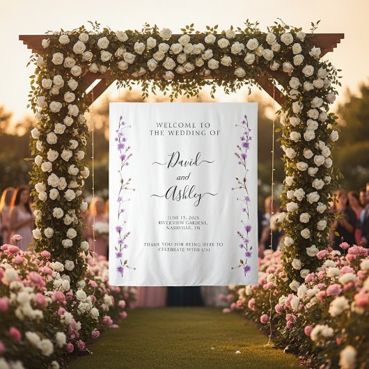 Tenture Name Sign for Wedding, Wedding Backdrop Sign