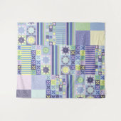 Tenture Nanna's Pretty Faux Knit Crochet Blanket Motif (Devant (Horizontal))