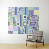 Tenture Nanna's Pretty Faux Knit Crochet Blanket Motif (En situation (horizontale))