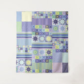 Tenture Nanna's Pretty Faux Knit Crochet Blanket Motif (Devant)