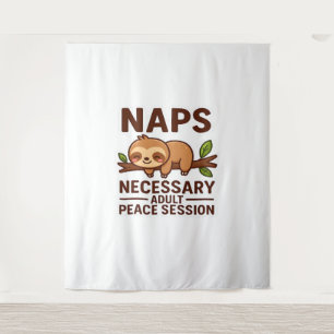 Tenture Nappes de fentes mignonnes - Session de paix adult