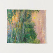 Tenture Nappes d'eau par Claude Monet, coucher du soleil,  (Devant (Horizontal))