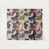 Tenture Nappes phréatiques sur hydrangée blanche (Devant (Horizontal))