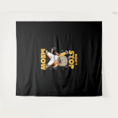 Tenture N'arrêtez pas Meow Cute Freddie Cat (Devant (Horizontal))