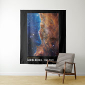 Tenture NASA James Webb Cliffs cosmiques Espace (En situation)