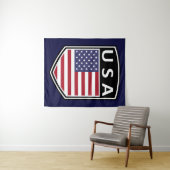 Tenture National - États-Unis (En situation (horizontale))