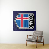 Tenture National - Islande (En situation (horizontale))
