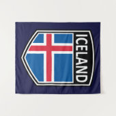 Tenture National - Islande (Devant (Horizontal))