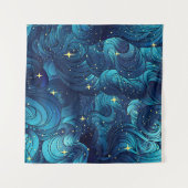 Tenture Natural texture. Decorative hand drawn doodle orna (Devant (Horizontal))