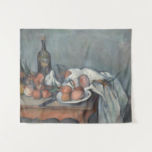 Tenture Nature morte aux oignons, peinture à l'huile, Paul