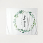 Tenture Nature rustique Baby shower de verdure Contexte (Devant (Horizontal))