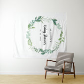 Tenture Nature rustique Baby shower de verdure Contexte (En situation (horizontale))