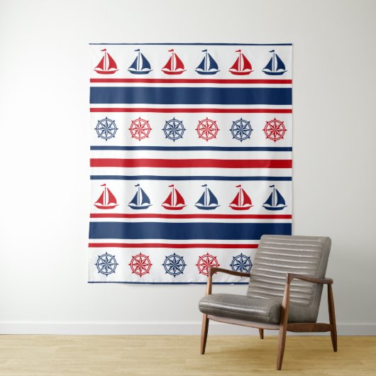 Tenture Nautical design (En situation)
