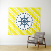 Tenture Nautical design (En situation (horizontale))