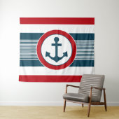 Tenture Nautical design (En situation (horizontale))