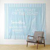 Tenture Nautical Sailboat Bachelorette Party Dernier toast (En situation (horizontale))