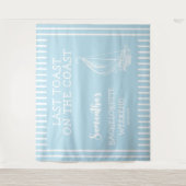 Tenture Nautical Sailboat Bachelorette Party Dernier toast (Devant)