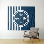 Tenture Nautical themed design (En situation (horizontale))