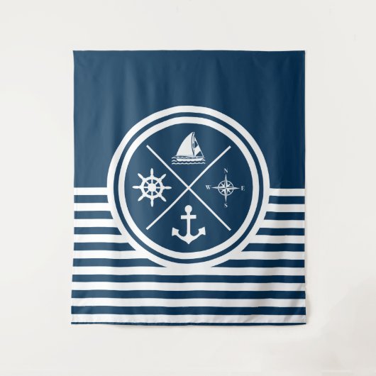 Tenture Nautical themed design (Devant)