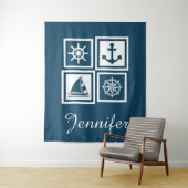 Tenture Nautical themed design (En situation)