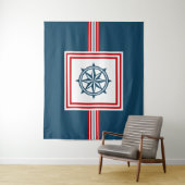 Tenture Nautical themed design (En situation)