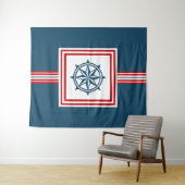 Tenture Nautical themed design (En situation (horizontale))