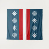 Tenture Nautical themed design (Devant (Horizontal))