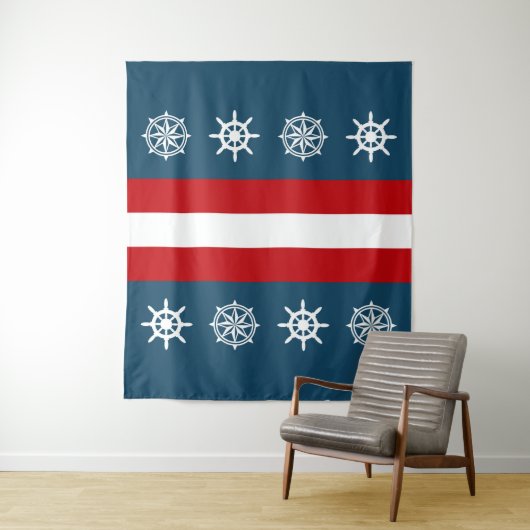 Tenture Nautical themed design (En situation)