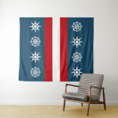 Tenture Nautical themed design (En situation (horizontale))