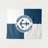 Tenture Nautical themed design (Devant (Horizontal))