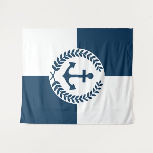 Tenture Nautical themed design (Devant (Horizontal))