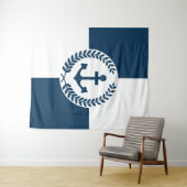 Tenture Nautical themed design (En situation (horizontale))