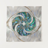 Tenture Nautilus Shell - Abalone et Pearl (Devant (Horizontal))