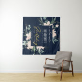 TENTURE NAVY BLUSH OR FLORAL BIENVENUE ANNIVERSAIRE TOUTE (En situation (horizontale))