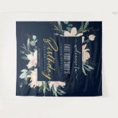 TENTURE NAVY BLUSH OR FLORAL BIENVENUE ANNIVERSAIRE TOUTE  (Devant (Horizontal))