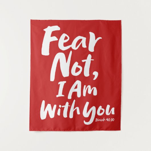 Tenture NE CRAINS PAS, JE SUIS avec toi - Christian Hope D (Devant)