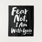 Tenture NE CRAINS PAS, JE SUIS avec toi - Espoir religieux (Devant)