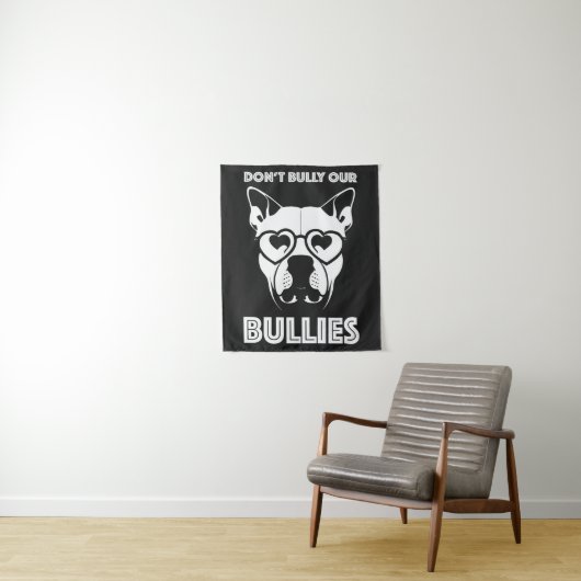 Tenture ne intimidez pas nos brutes (En situation)