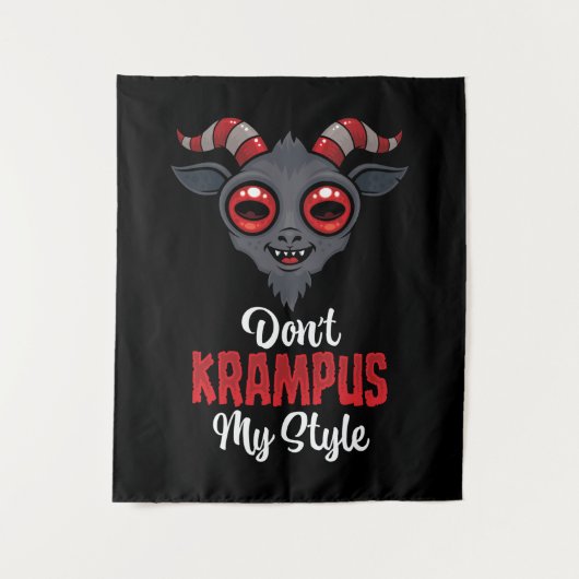 Tenture Ne Krampus Pas Mon Style (Devant)