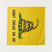 Tenture ne marchez pas drapeau usa symbole serpent histoir (Devant (Horizontal))