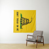 Tenture ne marchez pas drapeau usa symbole serpent histoir (En situation (horizontale))