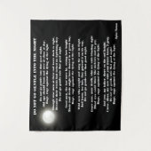 TENTURE NE PASSEZ PAS GÊTEMENT DANS LA NUIT  (Devant)