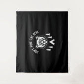 Tenture Ne Poke Pas L'Ours Chasse Pêche Camping (Devant)