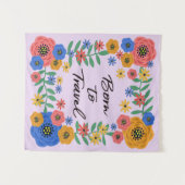 Tenture Né Pour Voyager Petite (Devant (Horizontal))