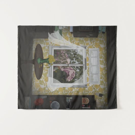 Tenture Ne sortez pas (Devant (Horizontal))