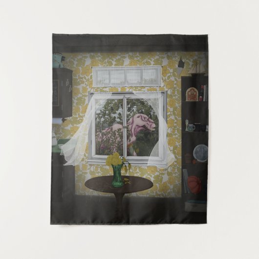 Tenture Ne sortez pas (Devant)